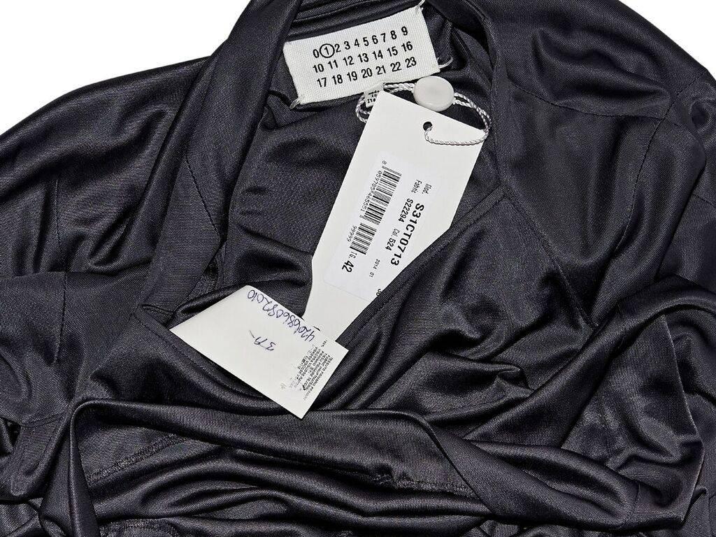 Slate Maison Margiela Cape-Back Dress In Good Condition In New York, NY