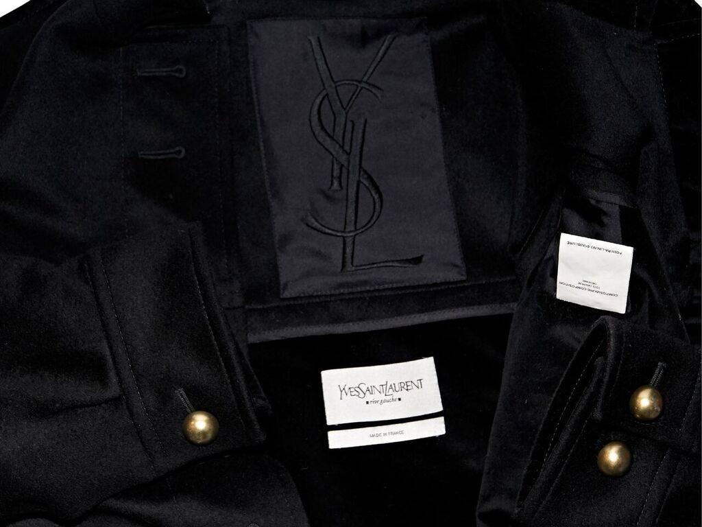 Women's Black Yves Saint Laurent Wool Jacket