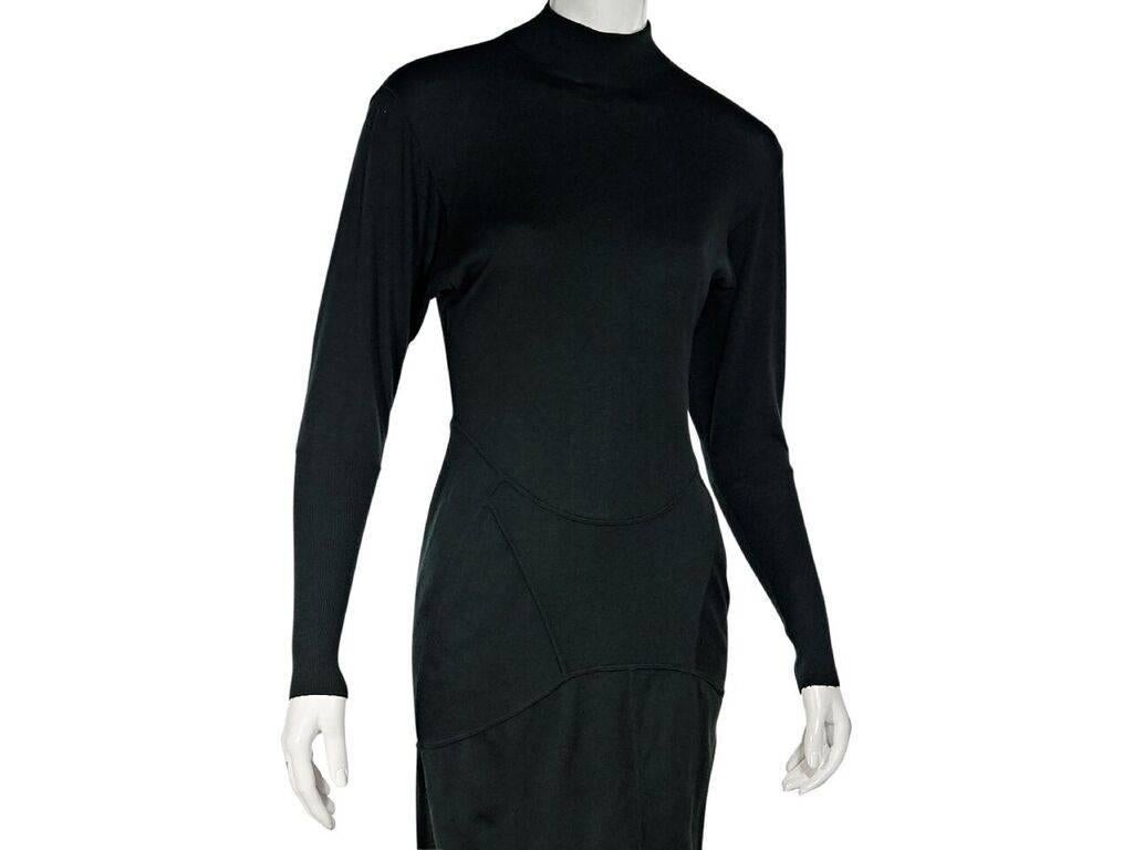 1980s Vintage Forest Green Alaïa Wool Sweater Dress In Good Condition In New York, NY