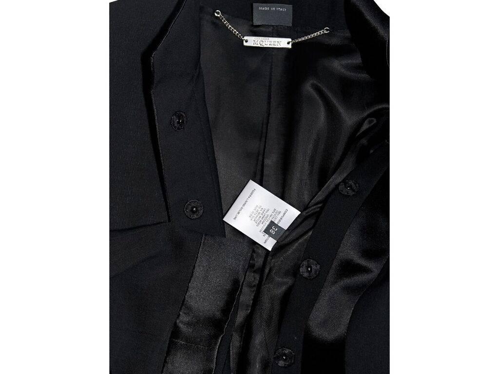 Women's Black Alexander McQueen Cotton-Blend Jacket