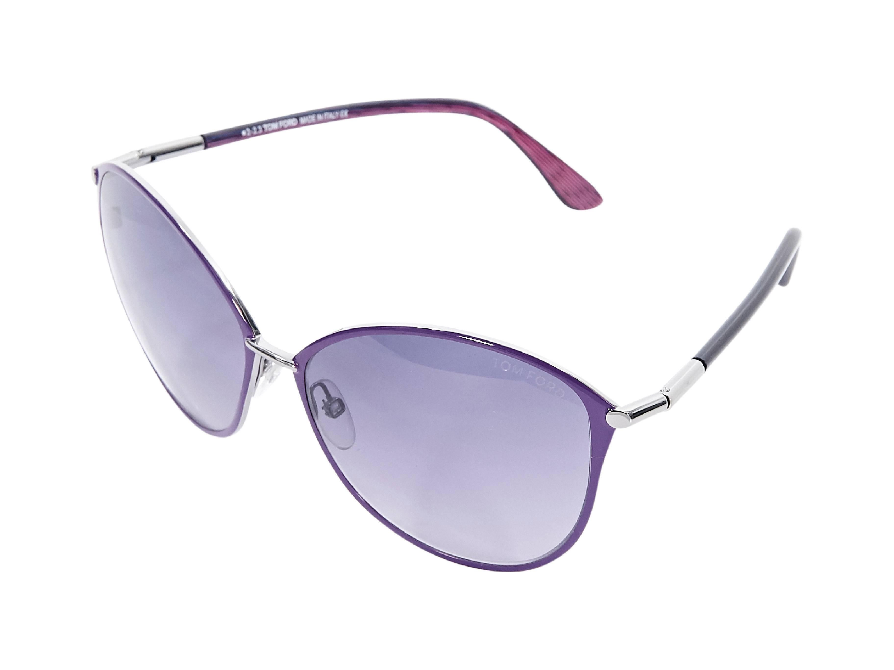 Purple Tom Ford Penelope Sunglasses In Good Condition In New York, NY