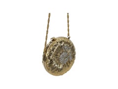 Goldtone Judith Leiber Embellished Crossbody Bag