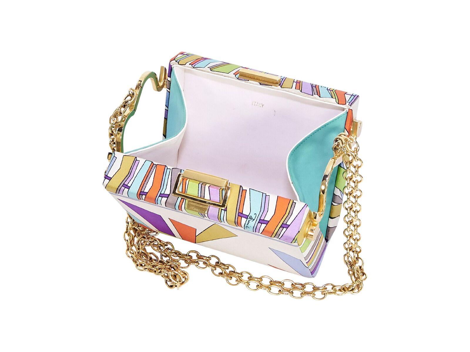 Women's Emilio Pucci Multicolor Printed Small Box Bag