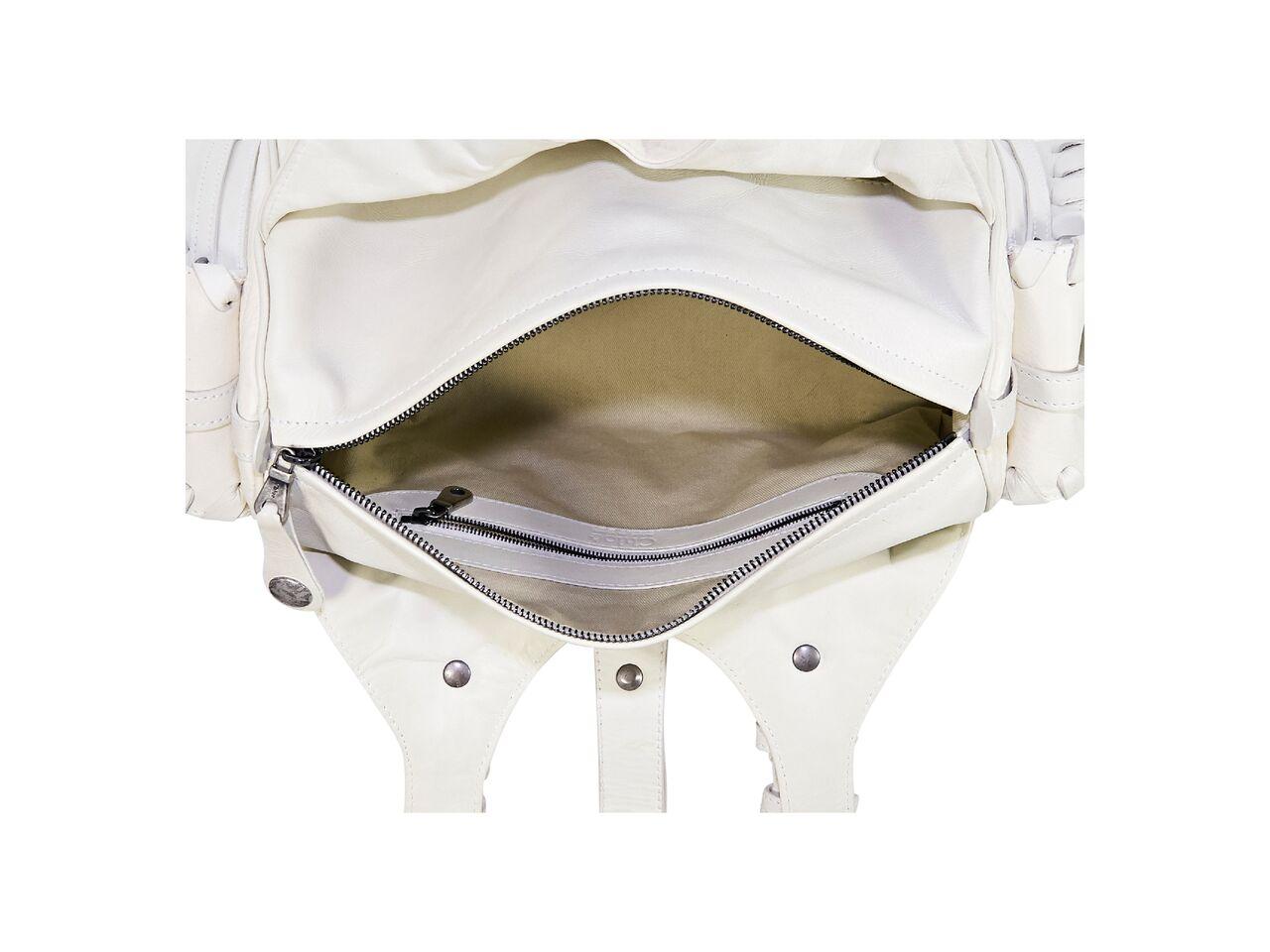 White Chloe Leather Shoulder Bag In Good Condition In New York, NY