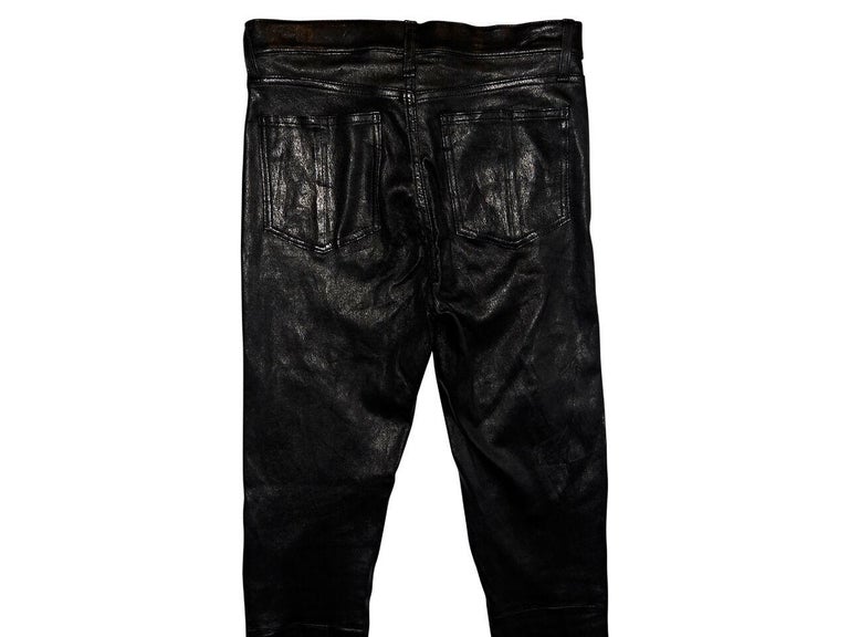 Black Rag Bone Leather Pants
