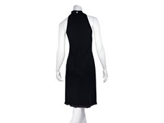 Black Celine Finition Main Stretch-Wool Dress