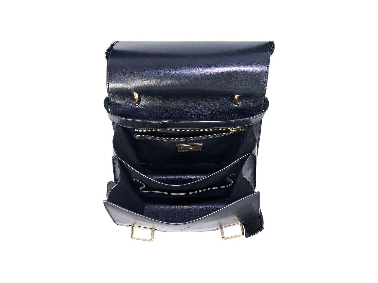 Black Salvatore Ferragamo Leather Shoulder Bag 1