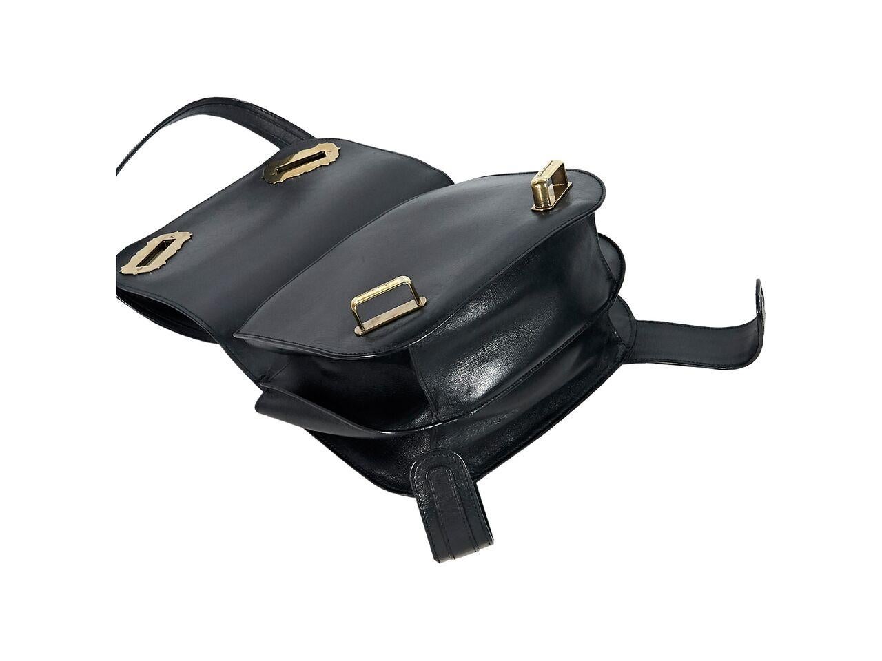 Women's Black Salvatore Ferragamo Leather Shoulder Bag