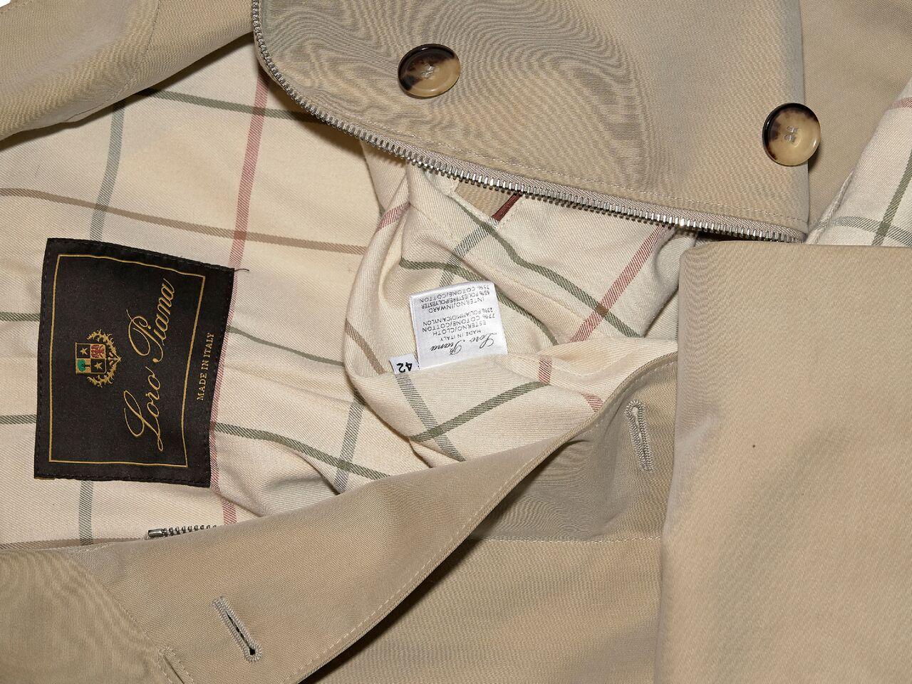 Women's Beige Loro Piana Cotton-Blend Jacket