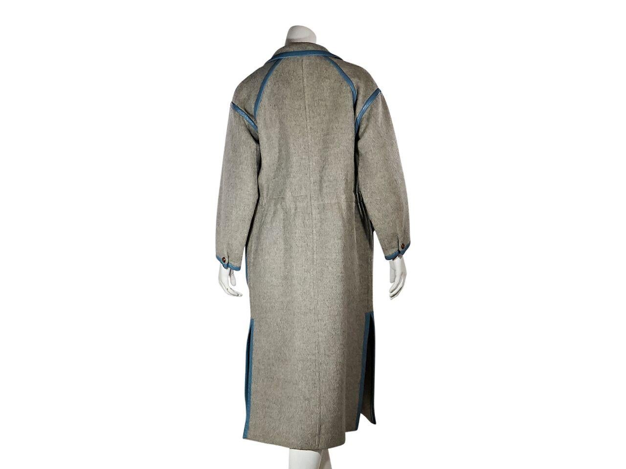 Gray Grey Vintage Courreges Wool Coat