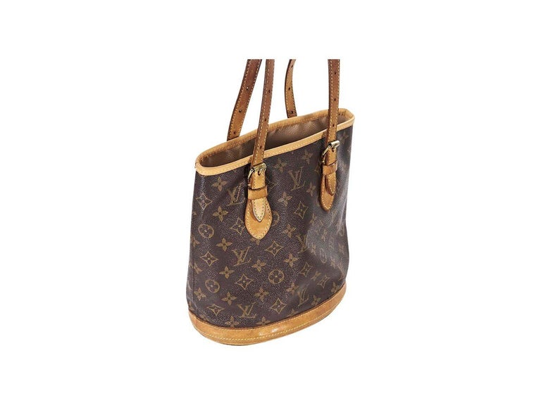 Brown Louis Vuitton Monogram Petit Shoulder Bag For Sale at 1stdibs