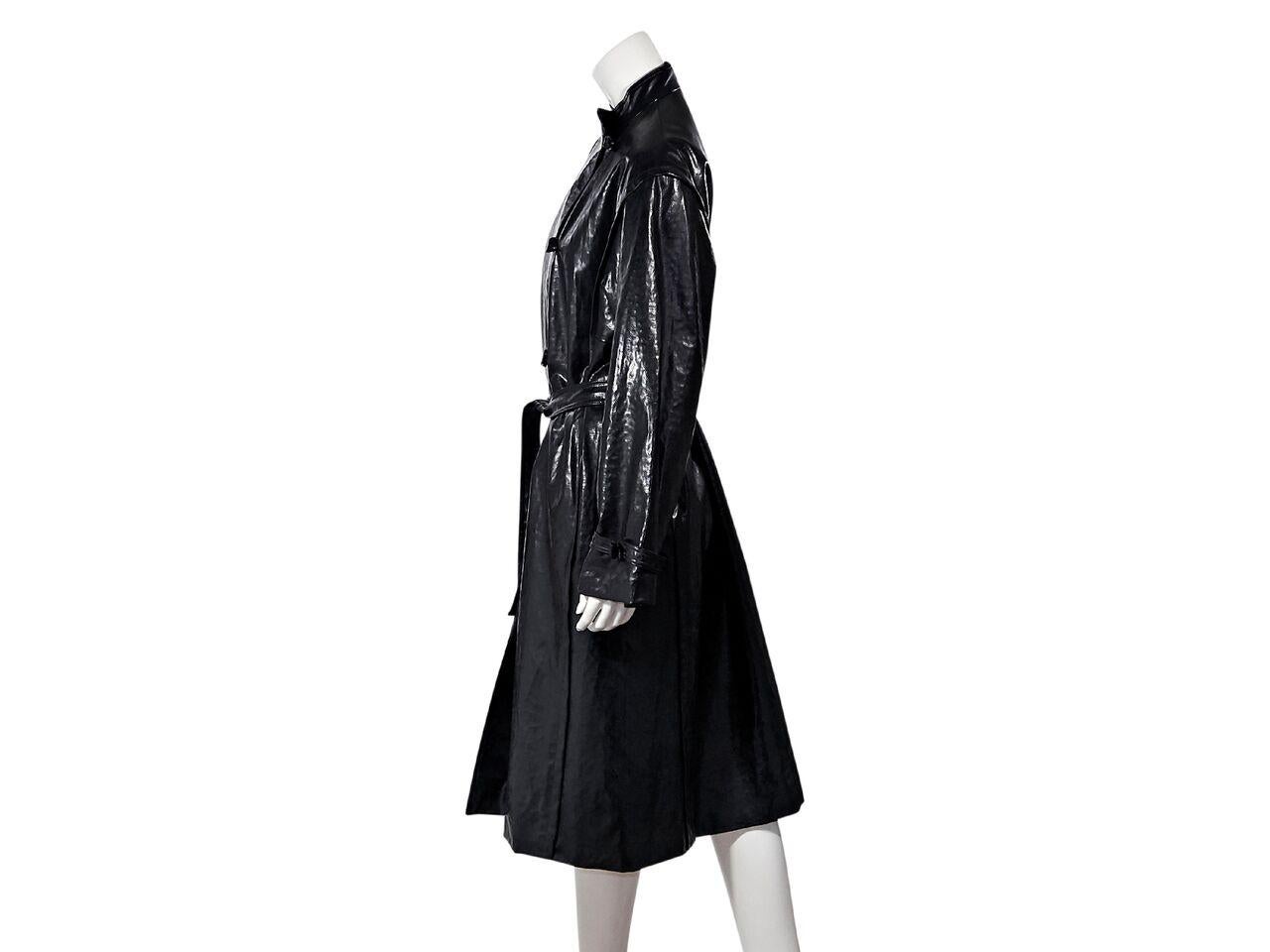 Black Vintage Pierre Balmain Raincoat 1950s In Good Condition In New York, NY