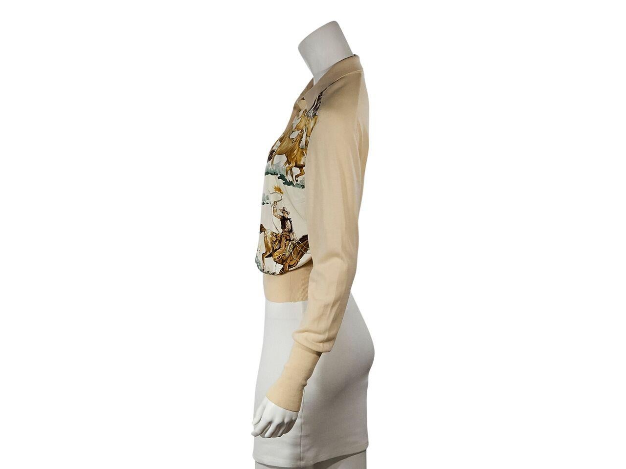 hermes wool knit jacket