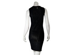 Black & Gold Roberto Cavalli Bodycon Dress
