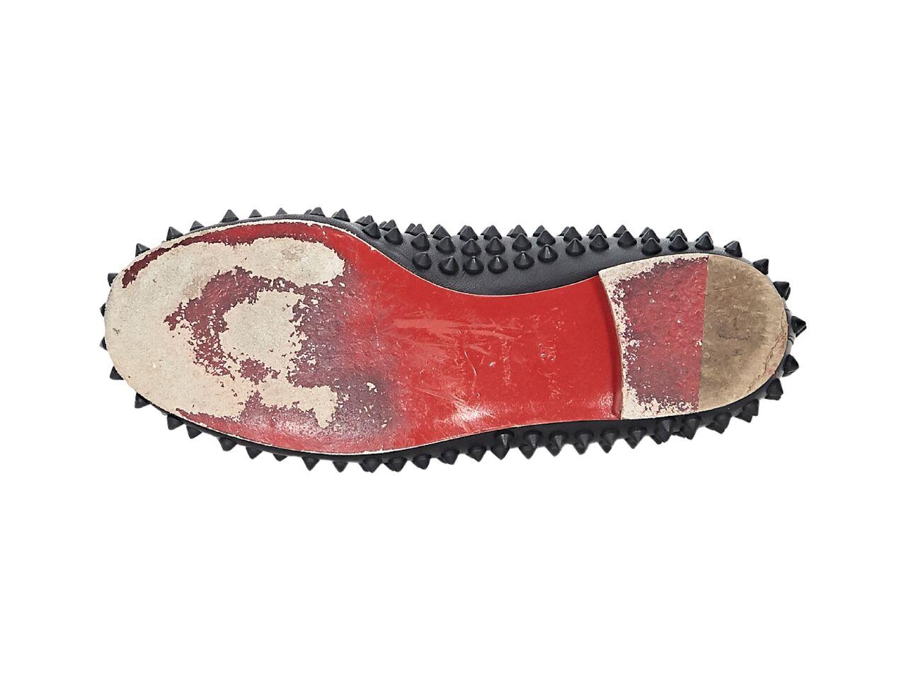 Black Christian Louboutin Studded Loafers 1
