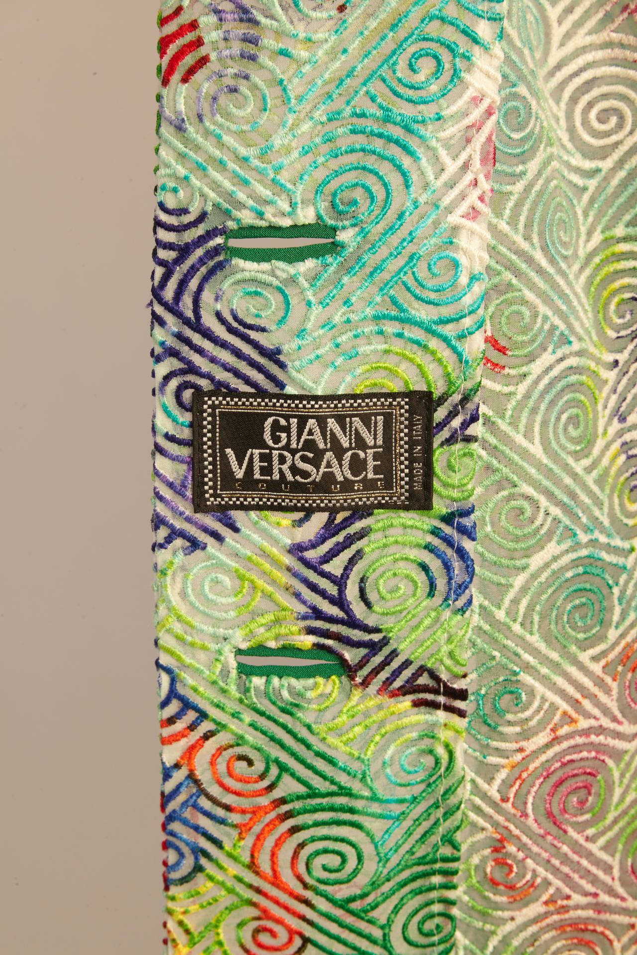 Rare Gianni Versace Couture Multi-Colored Blazer 4