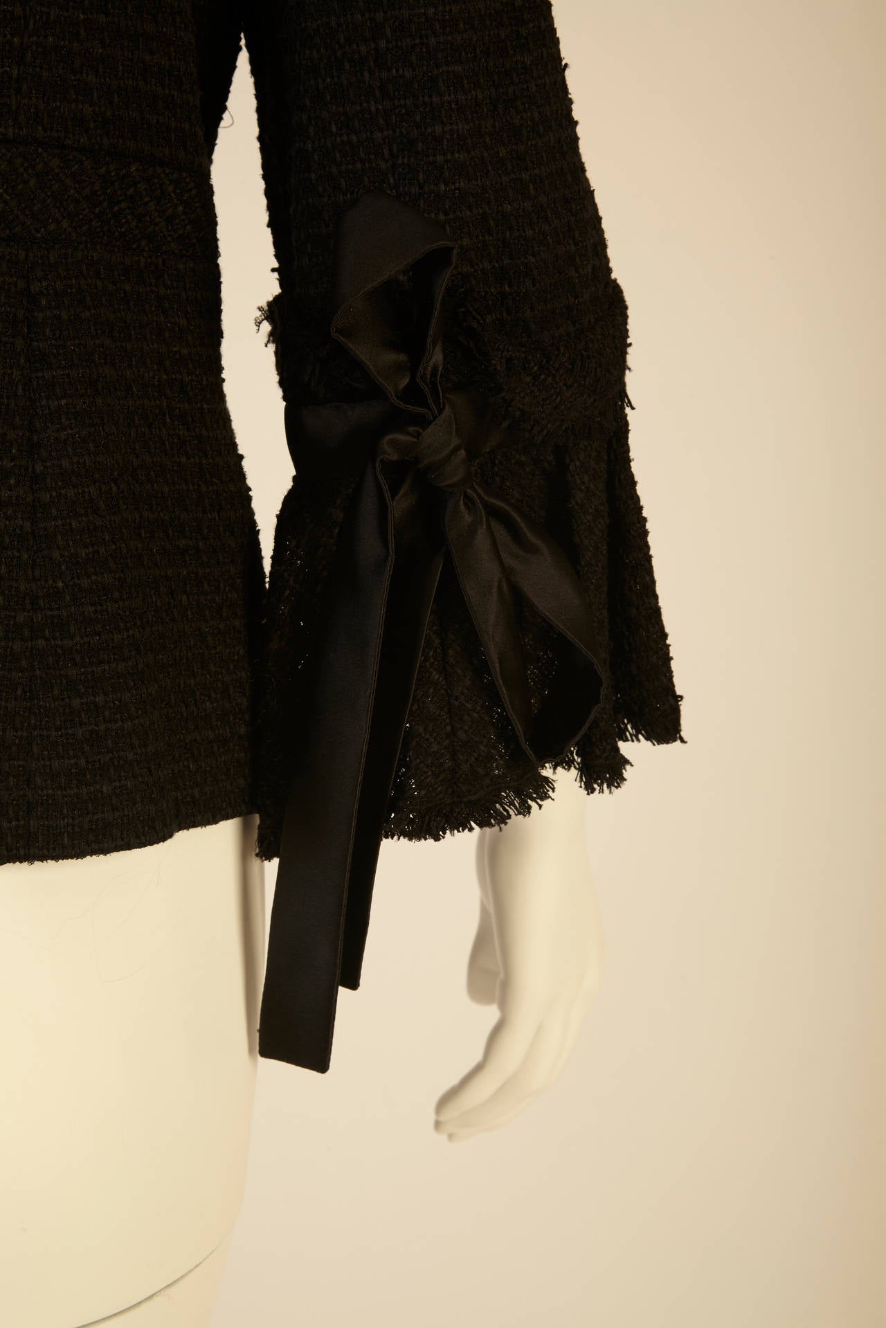2009 Chanel Black Jacket with Bows 1