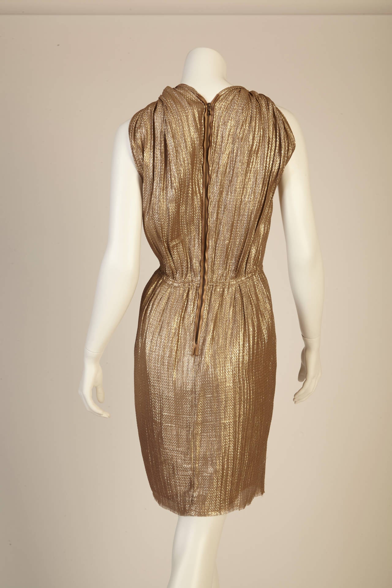 Women's Lanvin Gold Dress