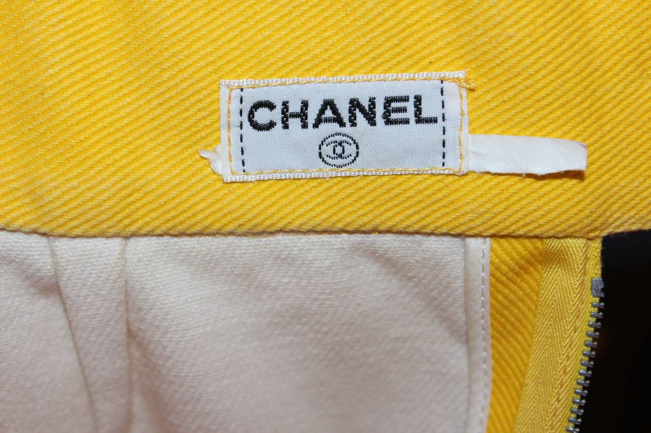 Chanel Yellow Skirt 5