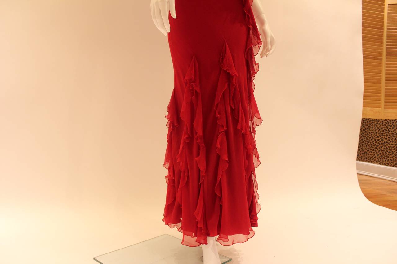 Christian Dior Red Dress 4