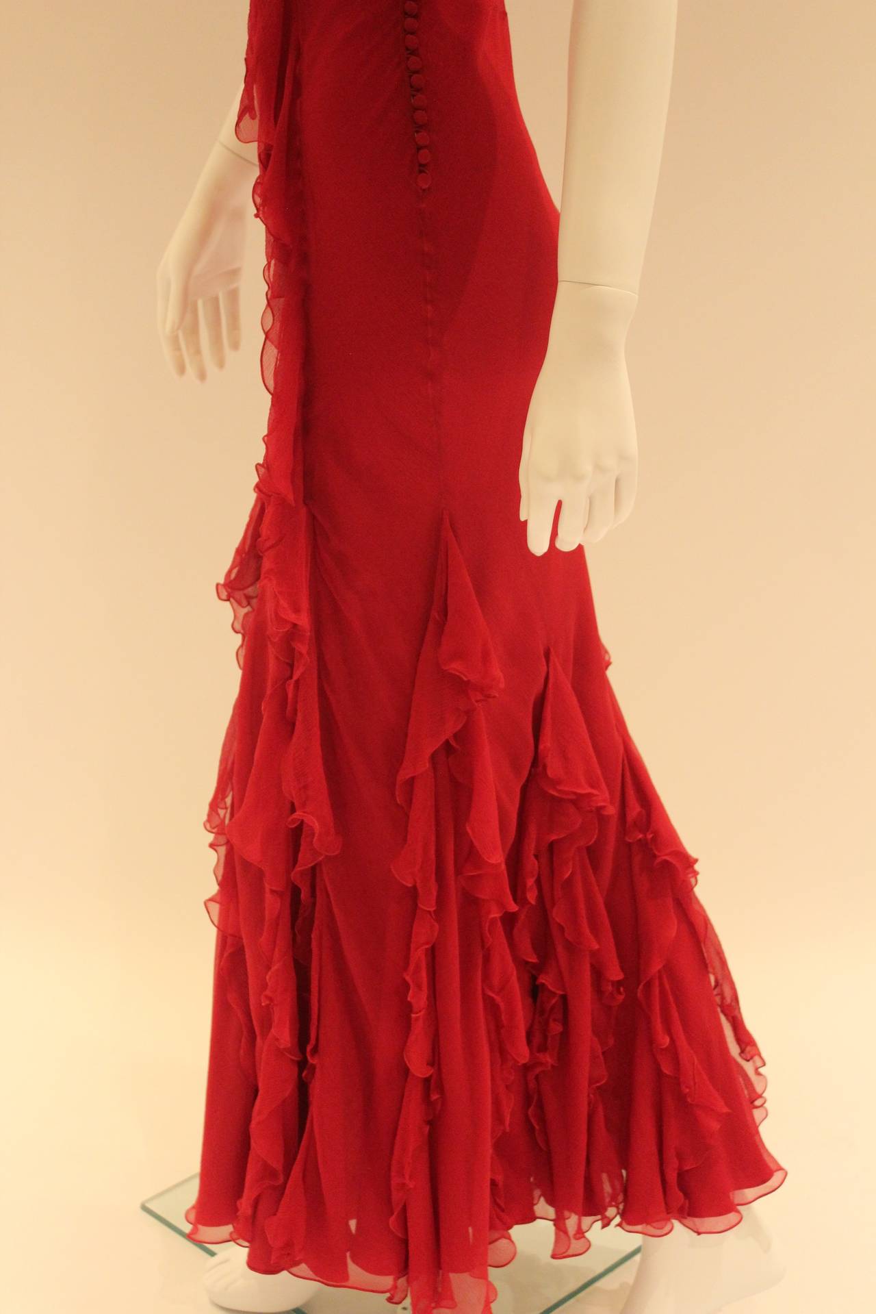 Christian Dior Red Dress 1