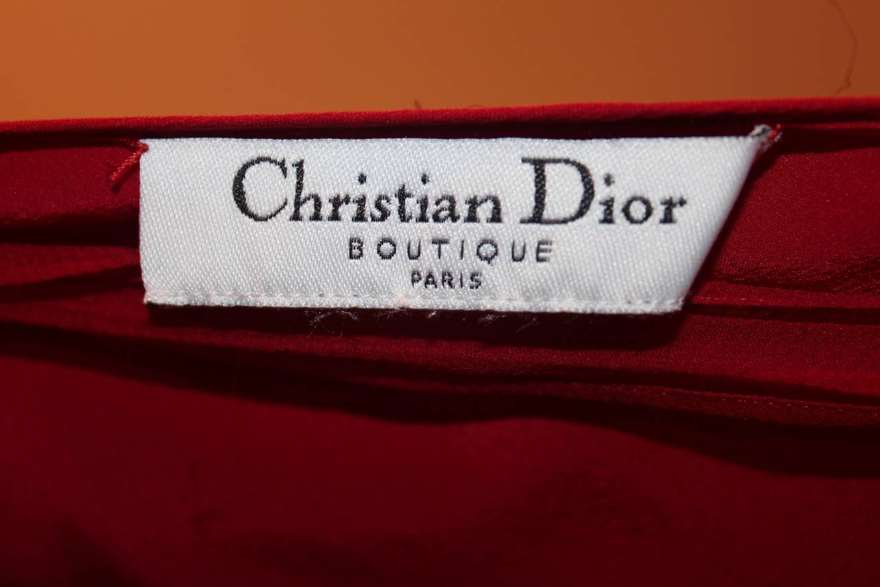 Christian Dior Red Dress 5