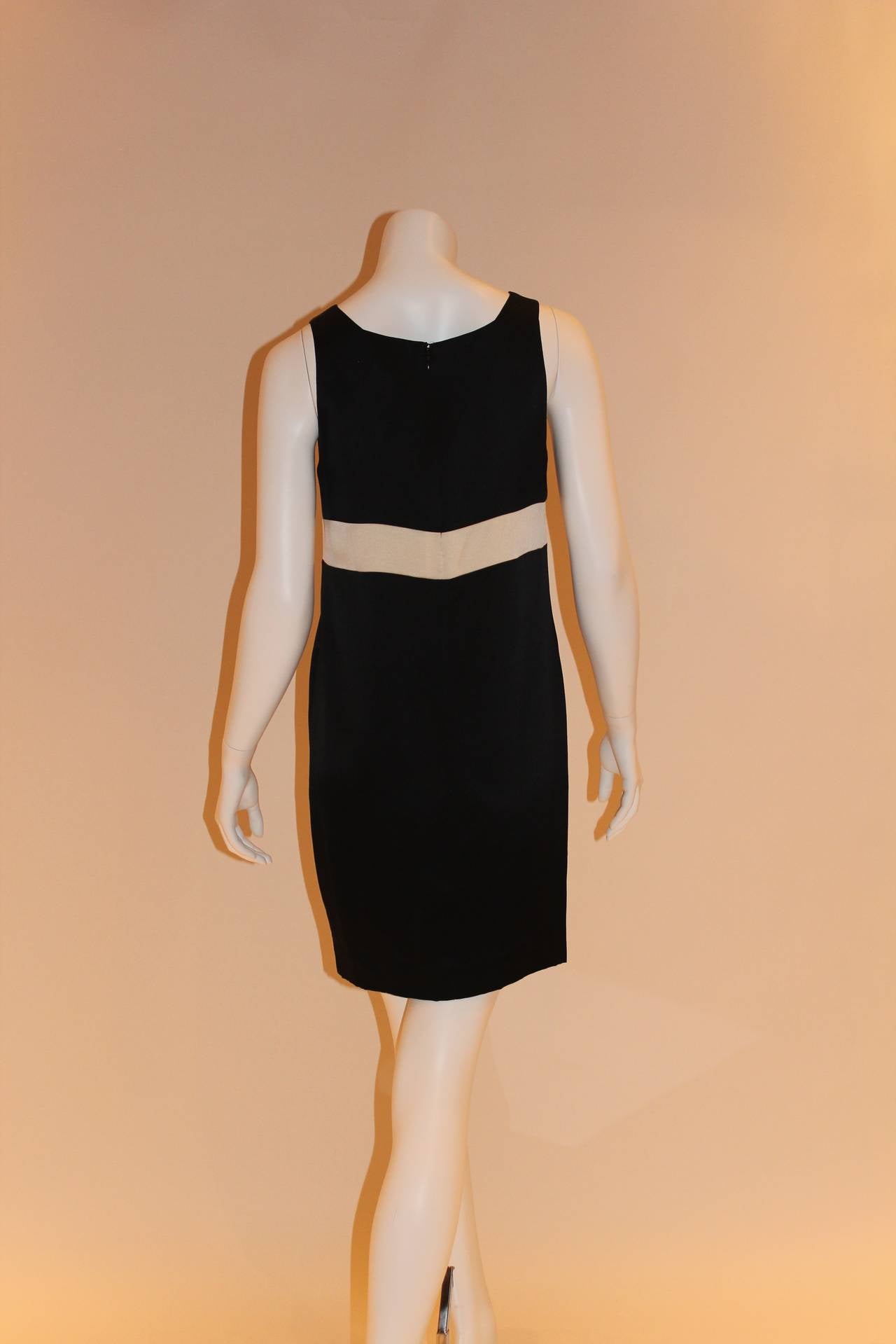 Women's 1998 Chanel Black and White Dress