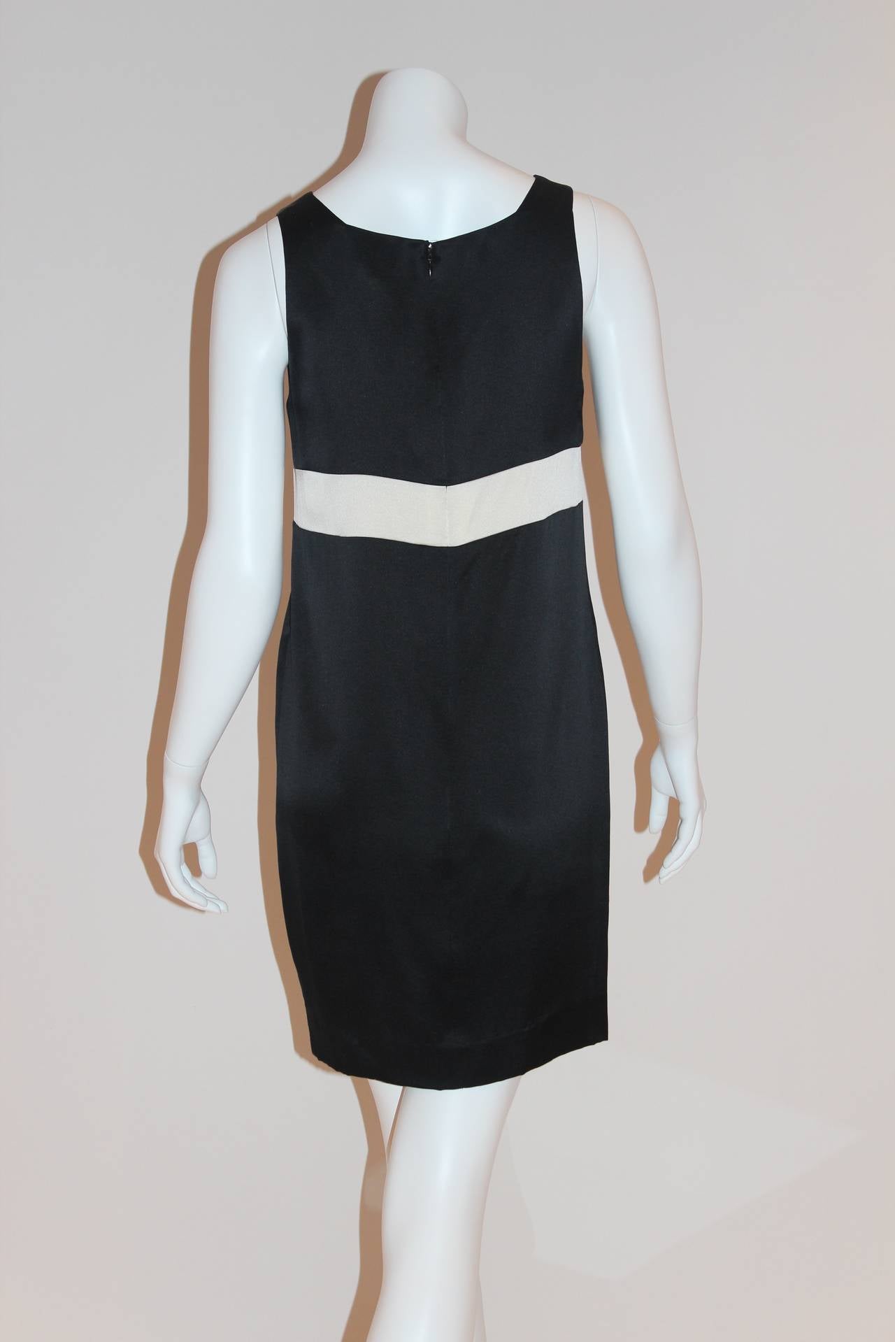 1998 Chanel Black and White Dress 1