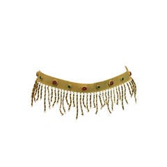 Chanel Gold Jeweled Belt