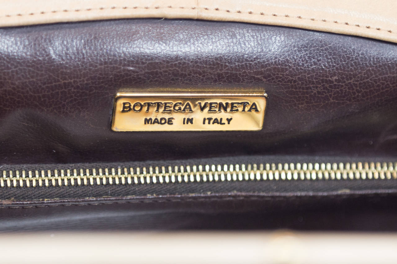 Women's Bottega Veneta Tan Woven Leather Crossbody Bag