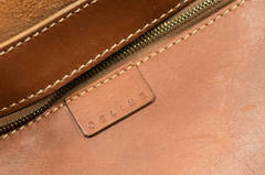 Celine Cognac Leather Studded Tote