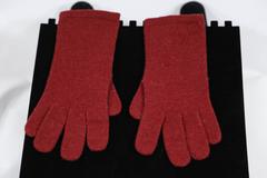 Hermes Burgundy Cashmere Gloves and Arm Warmers