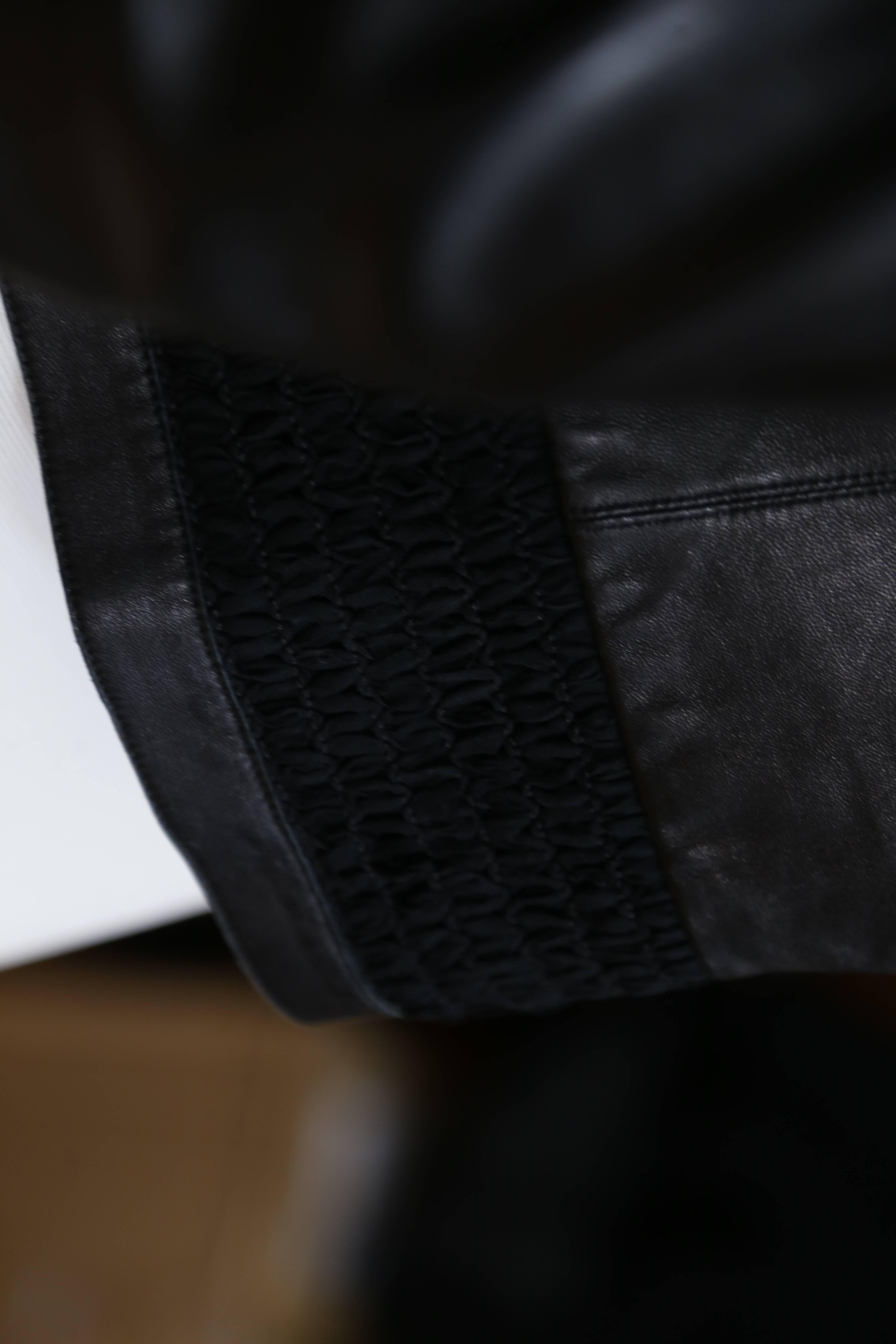 Chanel Black Leather Jacket 3