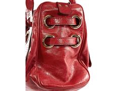 Jimmy Choo Red Leather Handbag