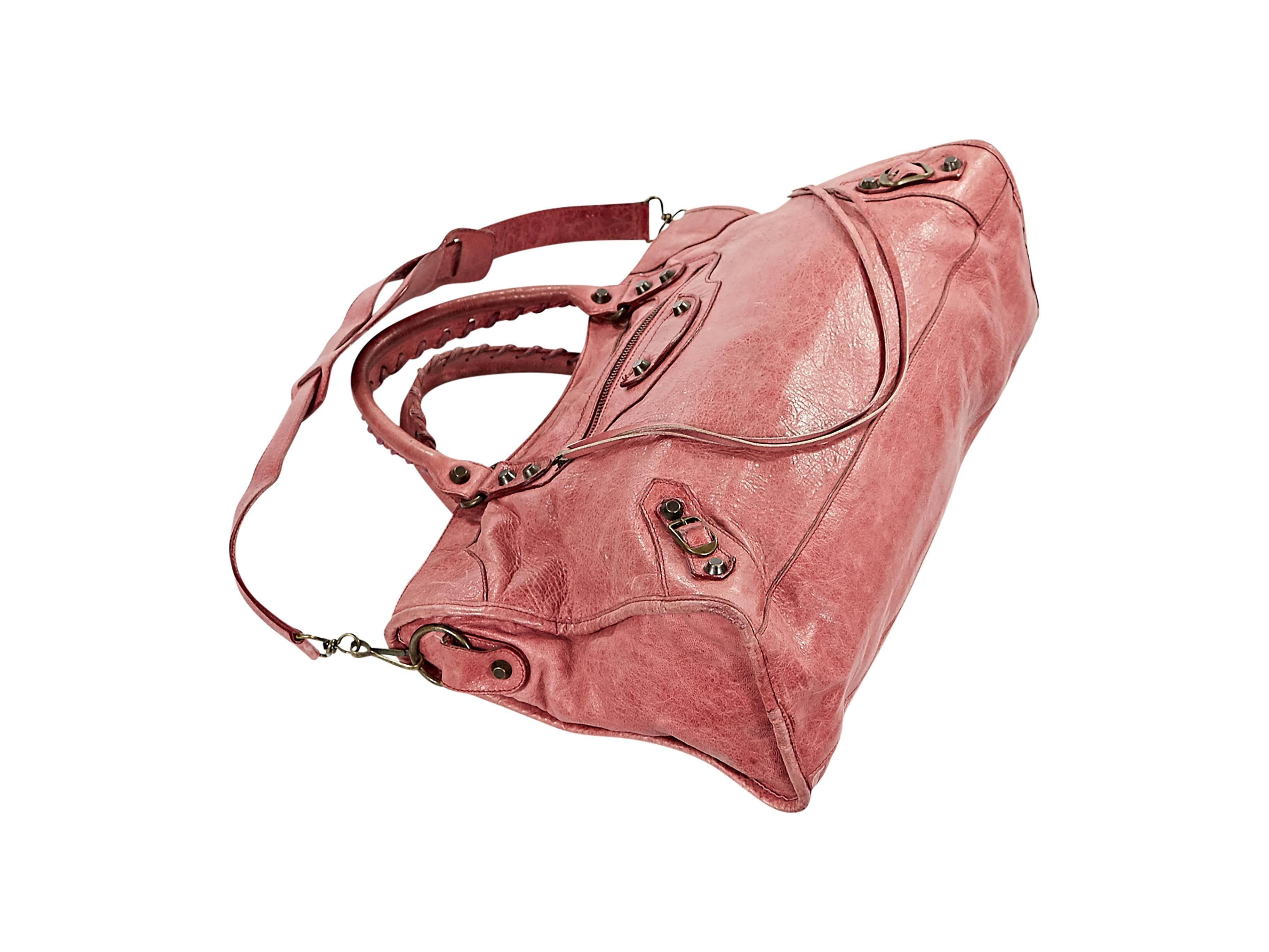 balenciaga city bag pink