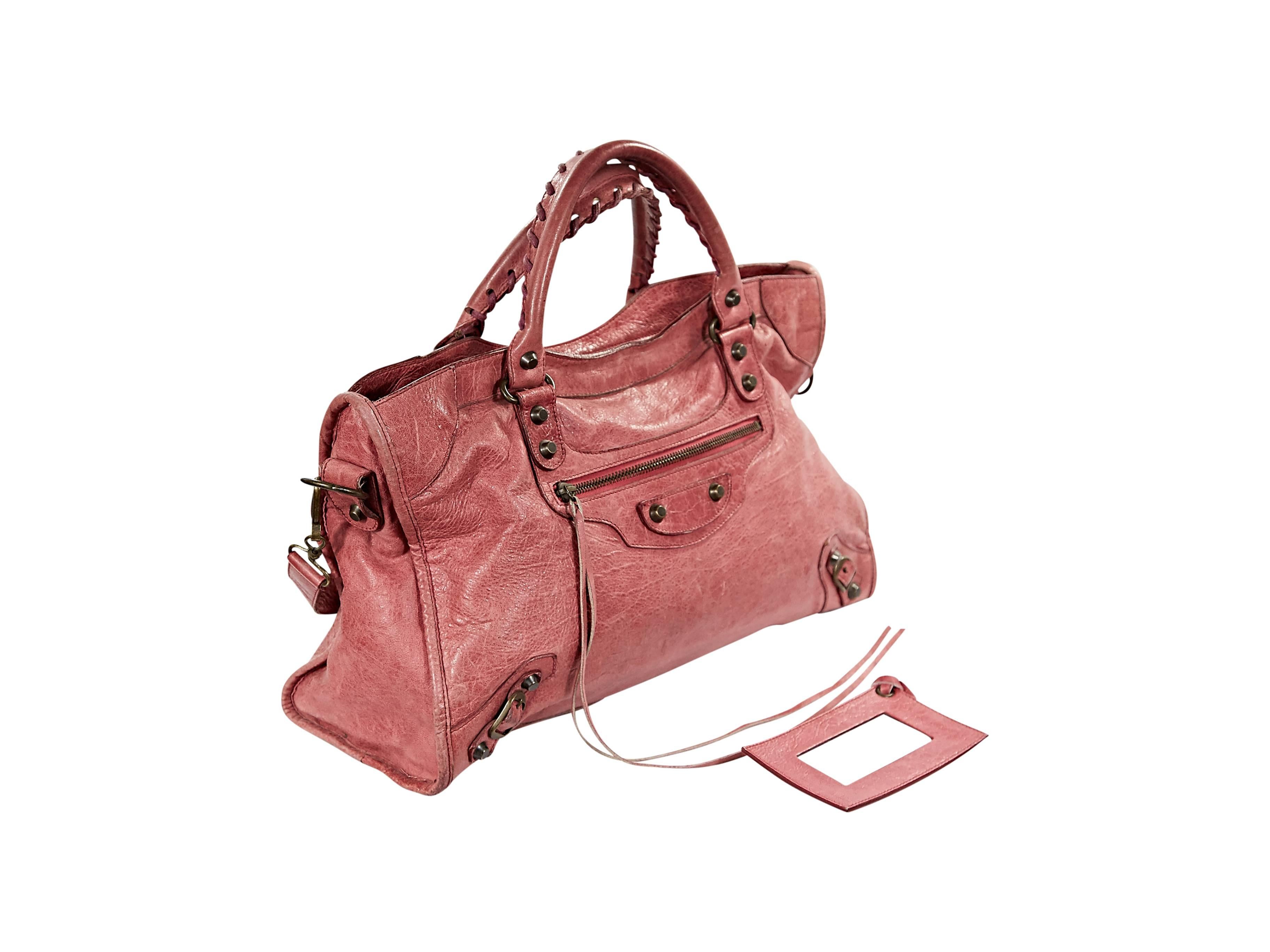 balenciaga classic city bag pink