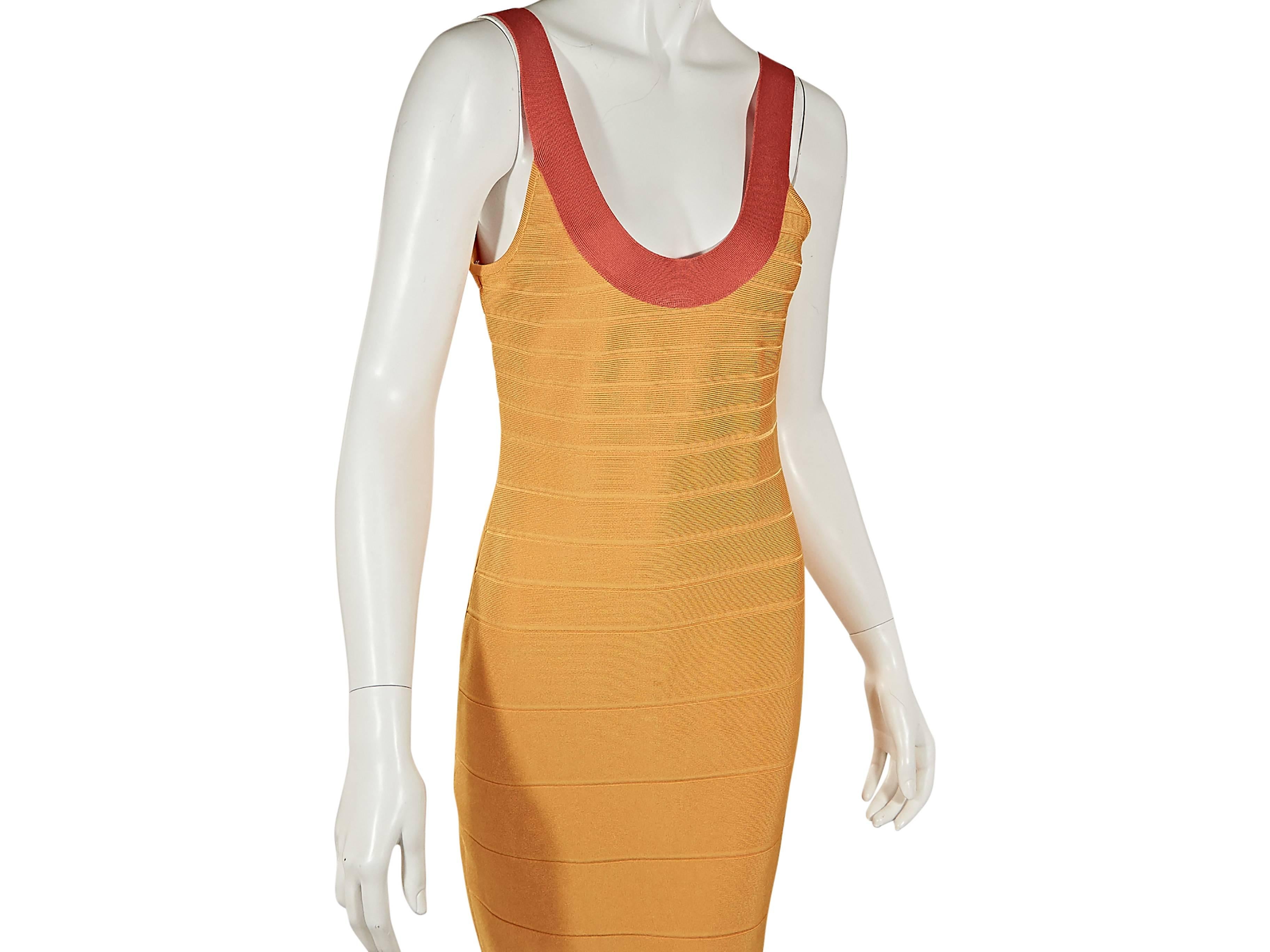 yellow bandage dress