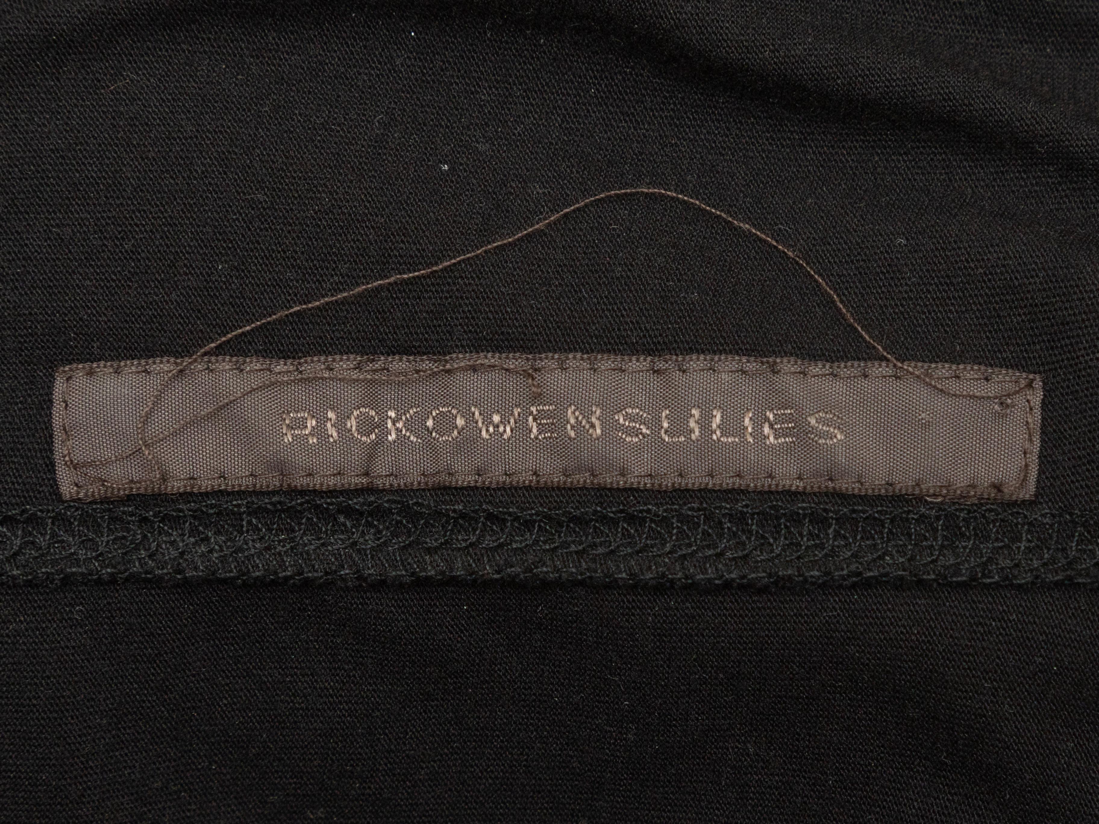 Schwarzes Rick Owens Lilien ärmelloses Maxikleid Größe US S/M Damen im Angebot