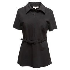 Mini abito nero con cintura di Valentino taglia IT 44