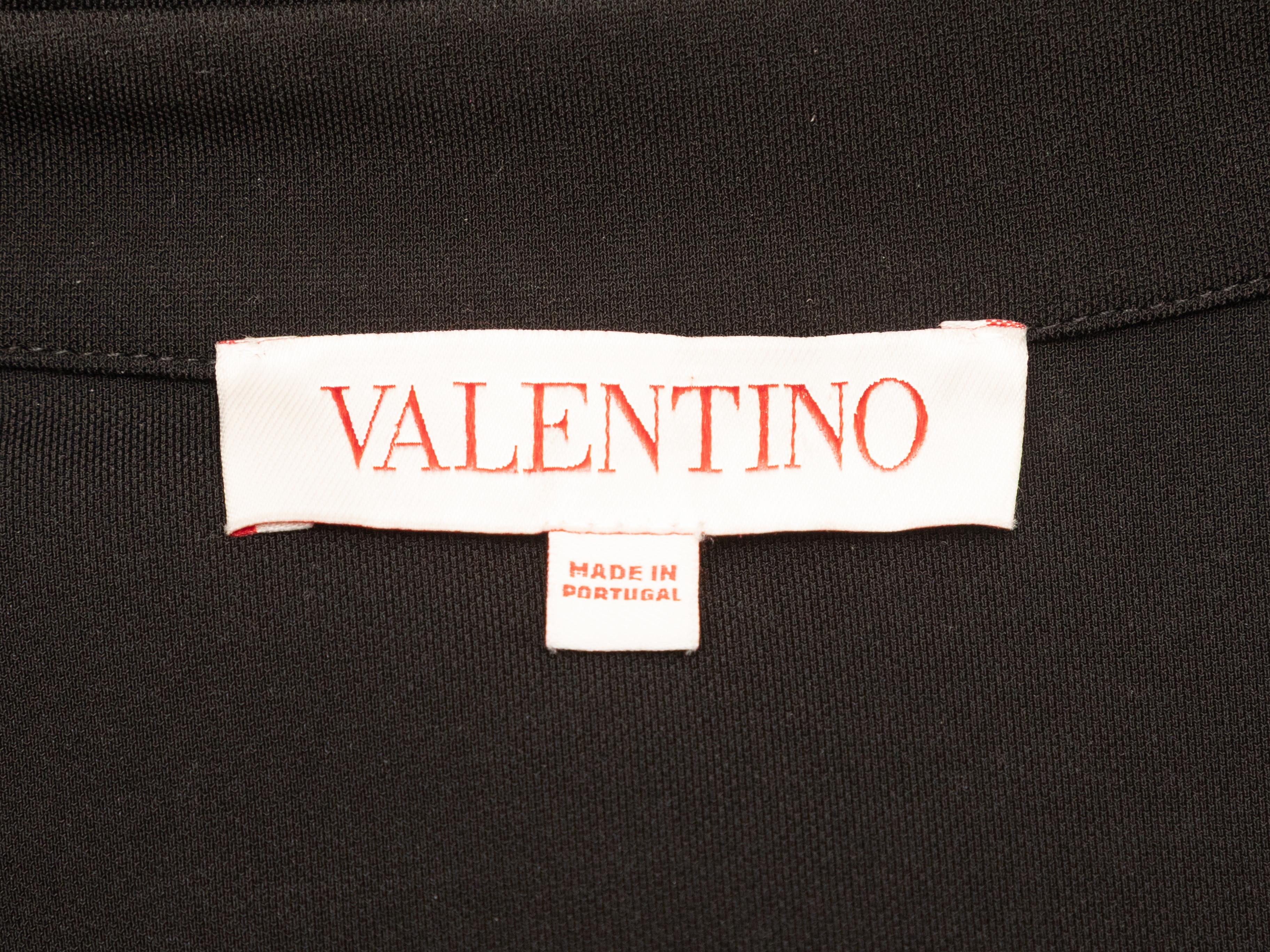 Mini robe à ceinture noire Valentino Taille IT 44 Pour femmes en vente