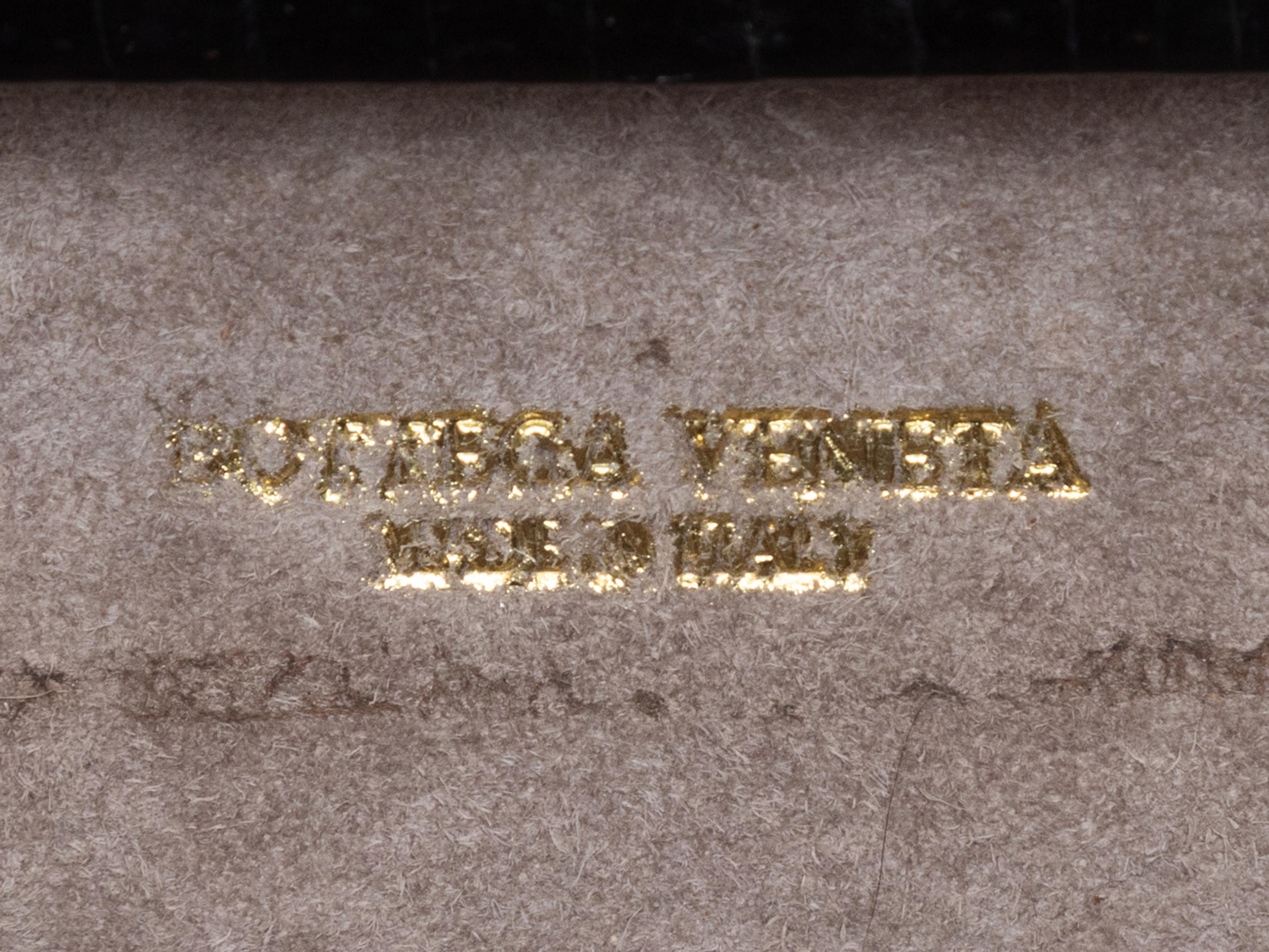 Black Bottega Veneta Small Python Hard Shell Clutch For Sale 2