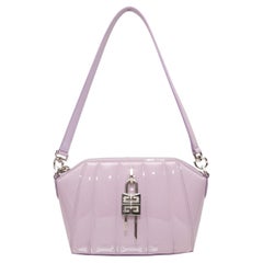 Sac à bandoulière verni Givenchy lilas