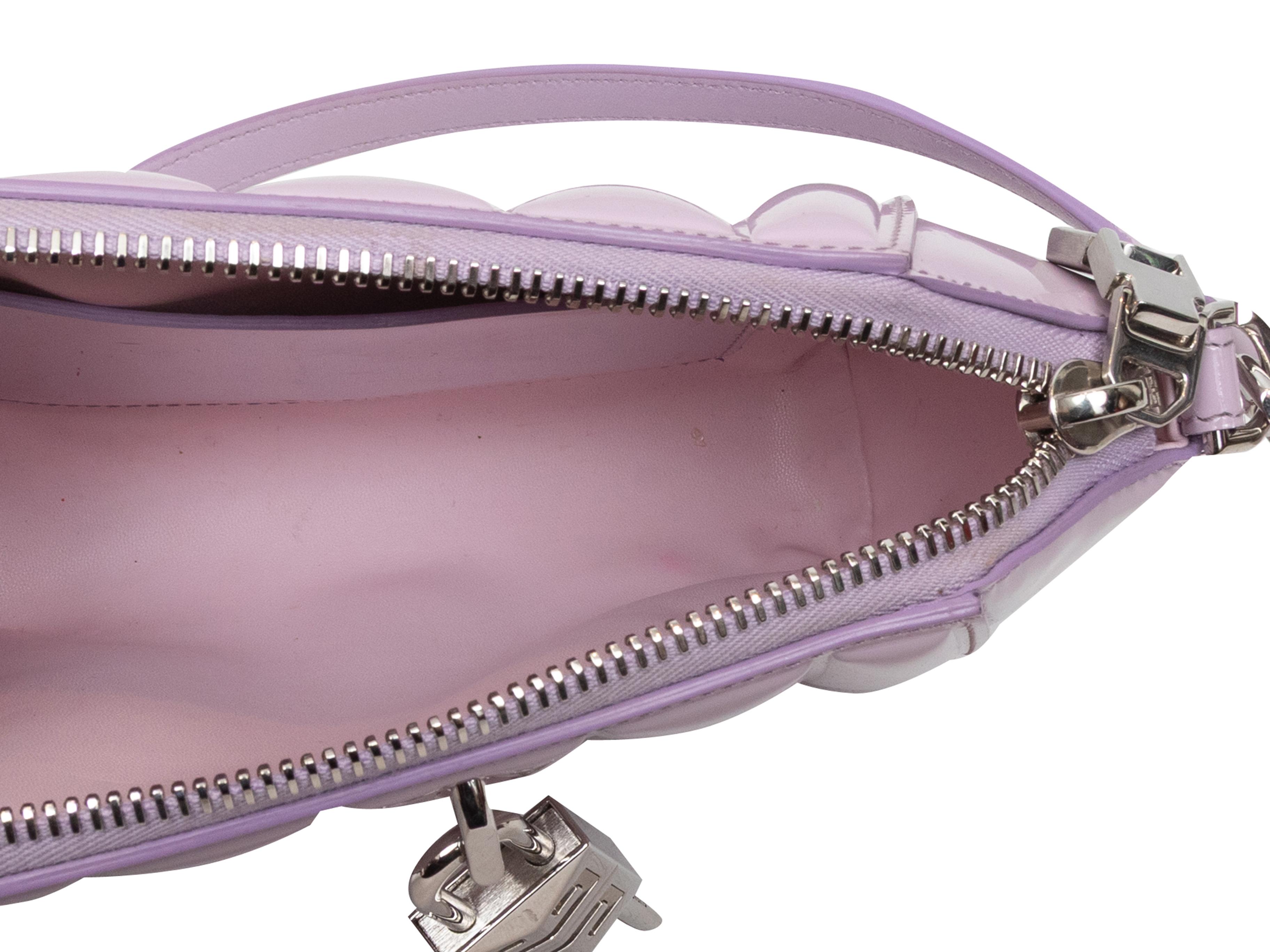 Borsa a tracolla in vernice lilla di Givenchy in vendita 1