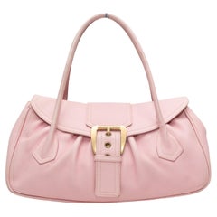 Vintage Light Pink Celine Early 2000s Große Handtasche