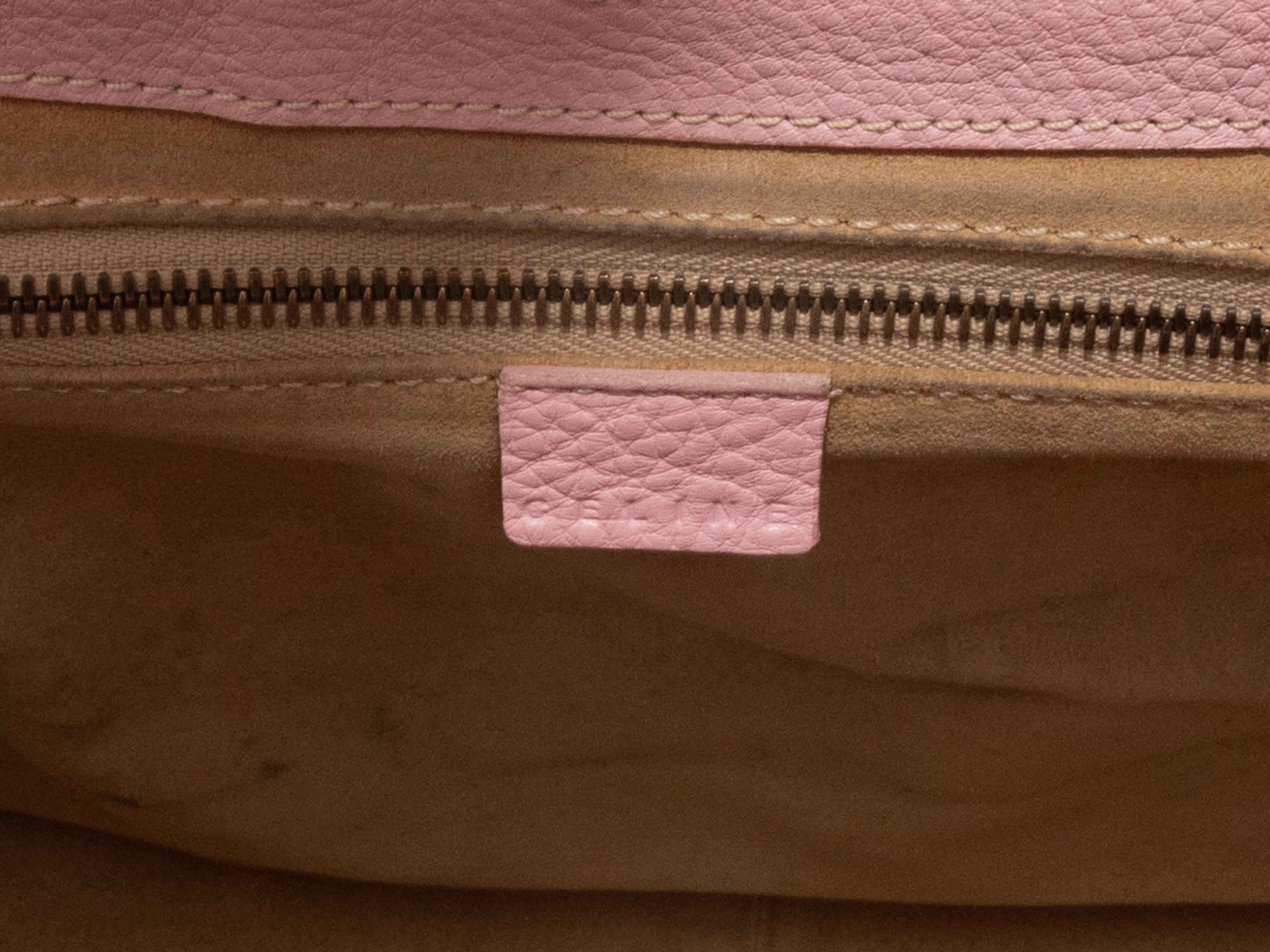 Vintage Light Pink Celine Early 2000s Large Handbag Pour femmes en vente