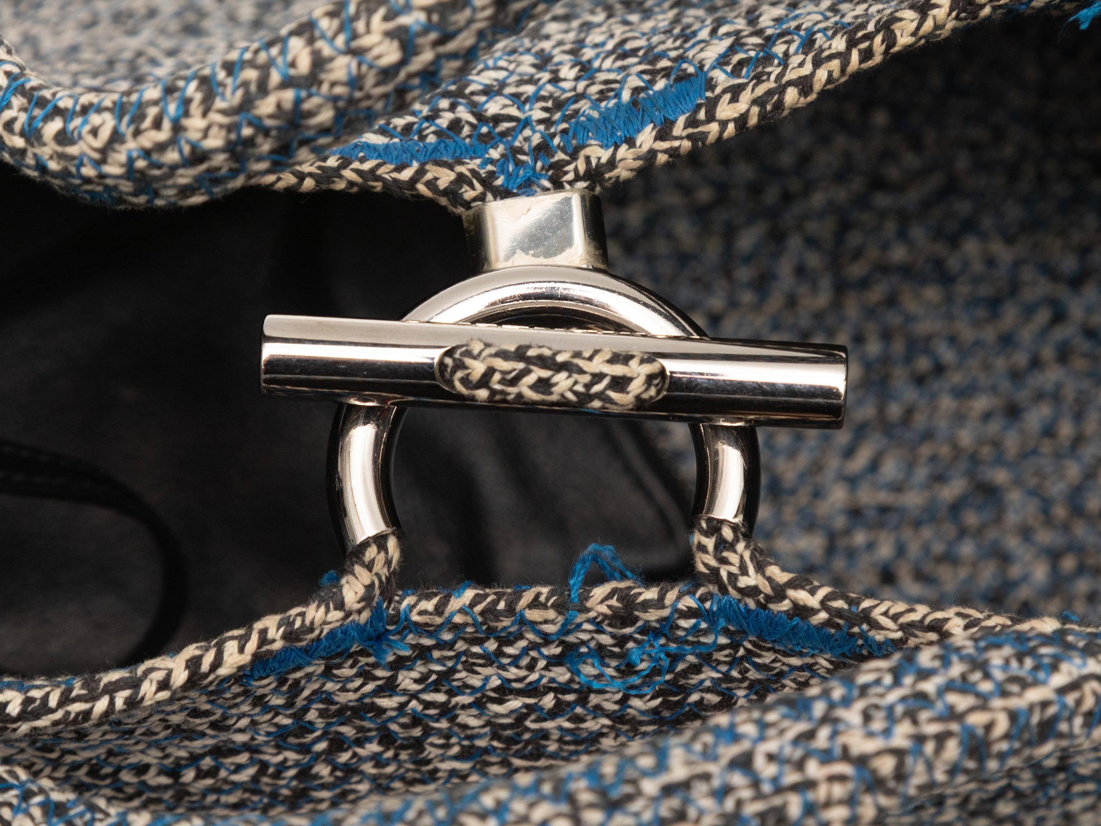 Borsa a tracolla Balenciaga Navy in tessuto In condizioni buone in vendita a New York, NY