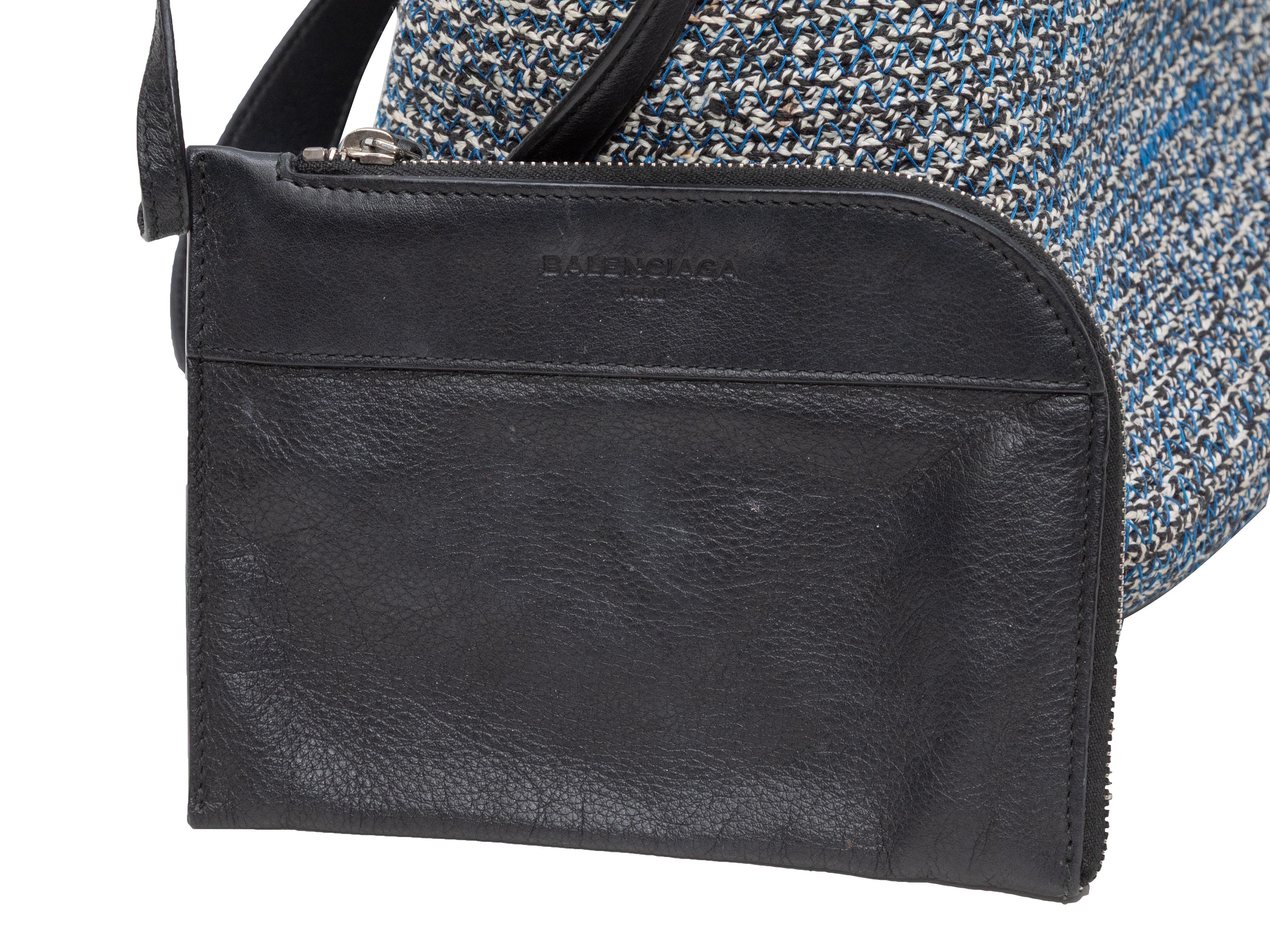 Borsa a tracolla Balenciaga Navy in tessuto in vendita 3