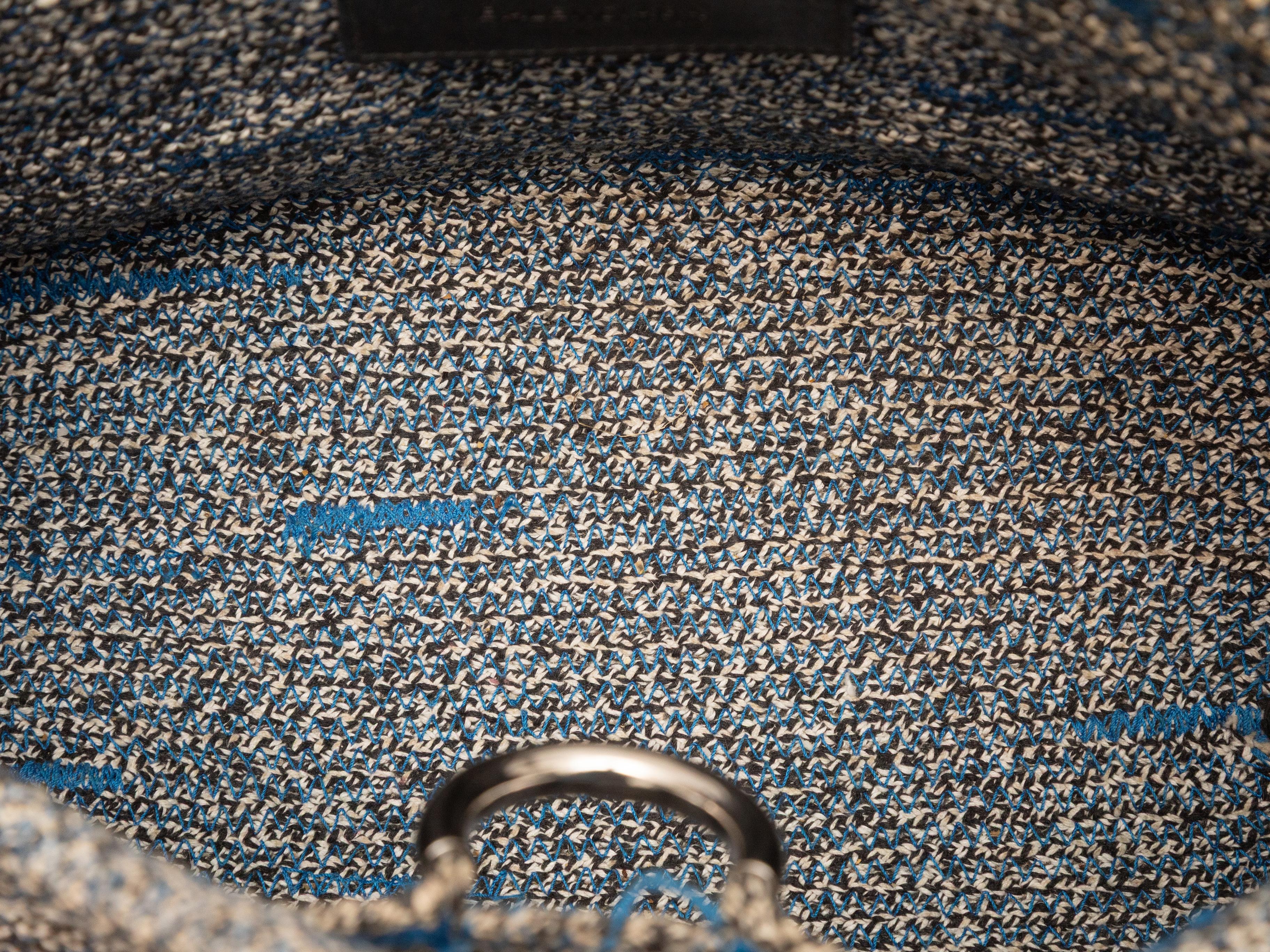 Borsa a tracolla Balenciaga Navy in tessuto in vendita 2