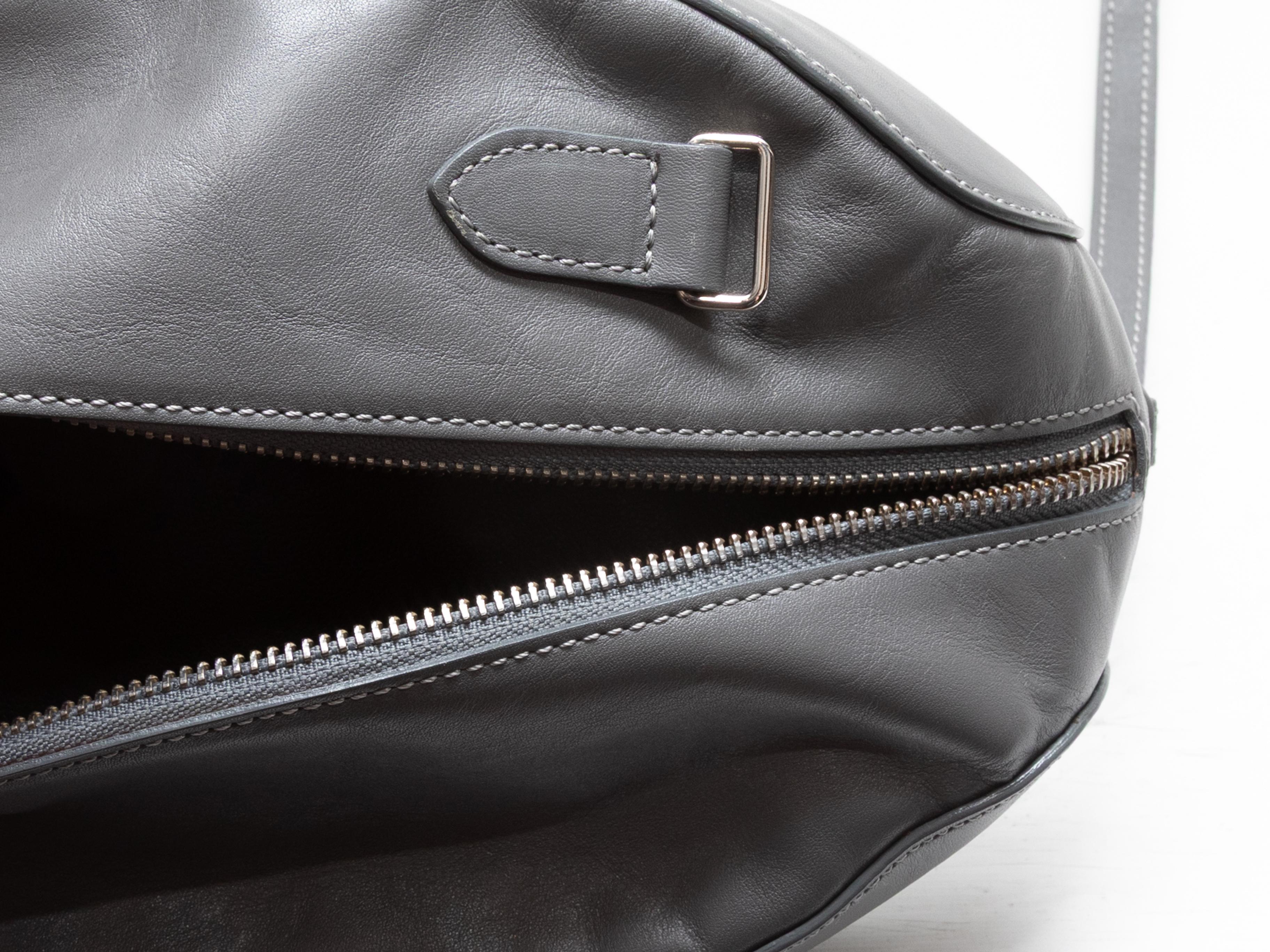 Donna Braccialetto con zip in pelle grigia di Maison Margiela in vendita