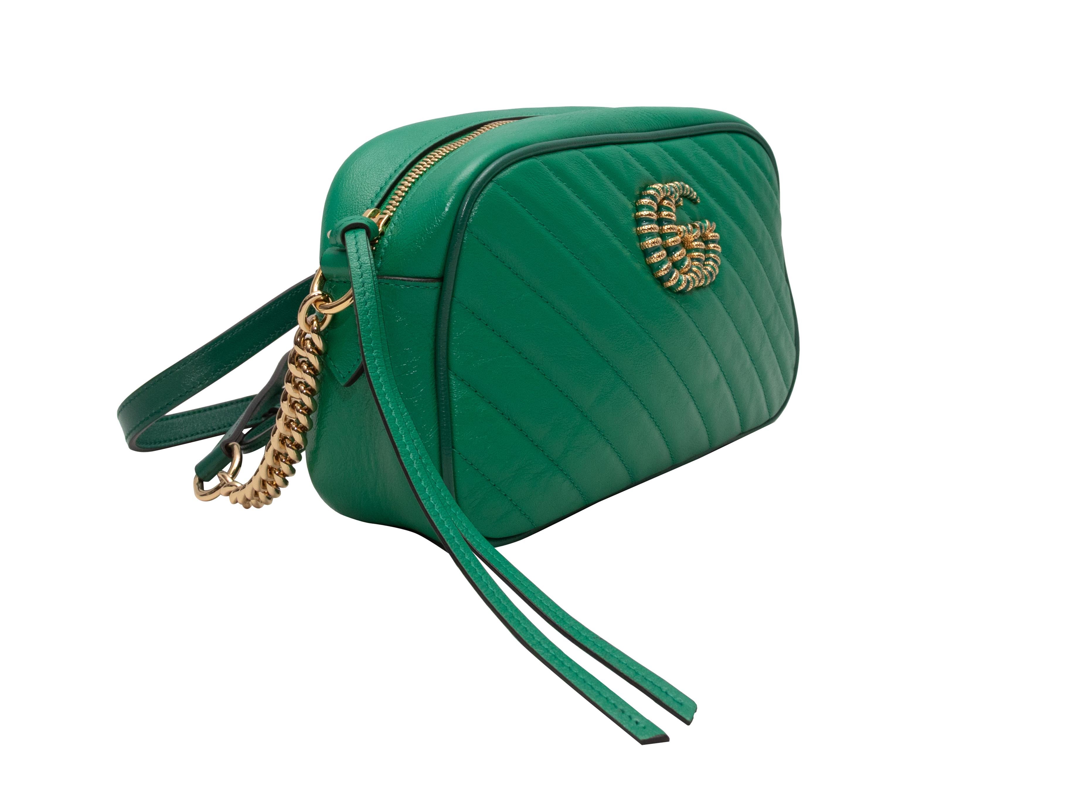 Verde Borsa a tracolla in pelle Greene & Greene Marmont in vendita